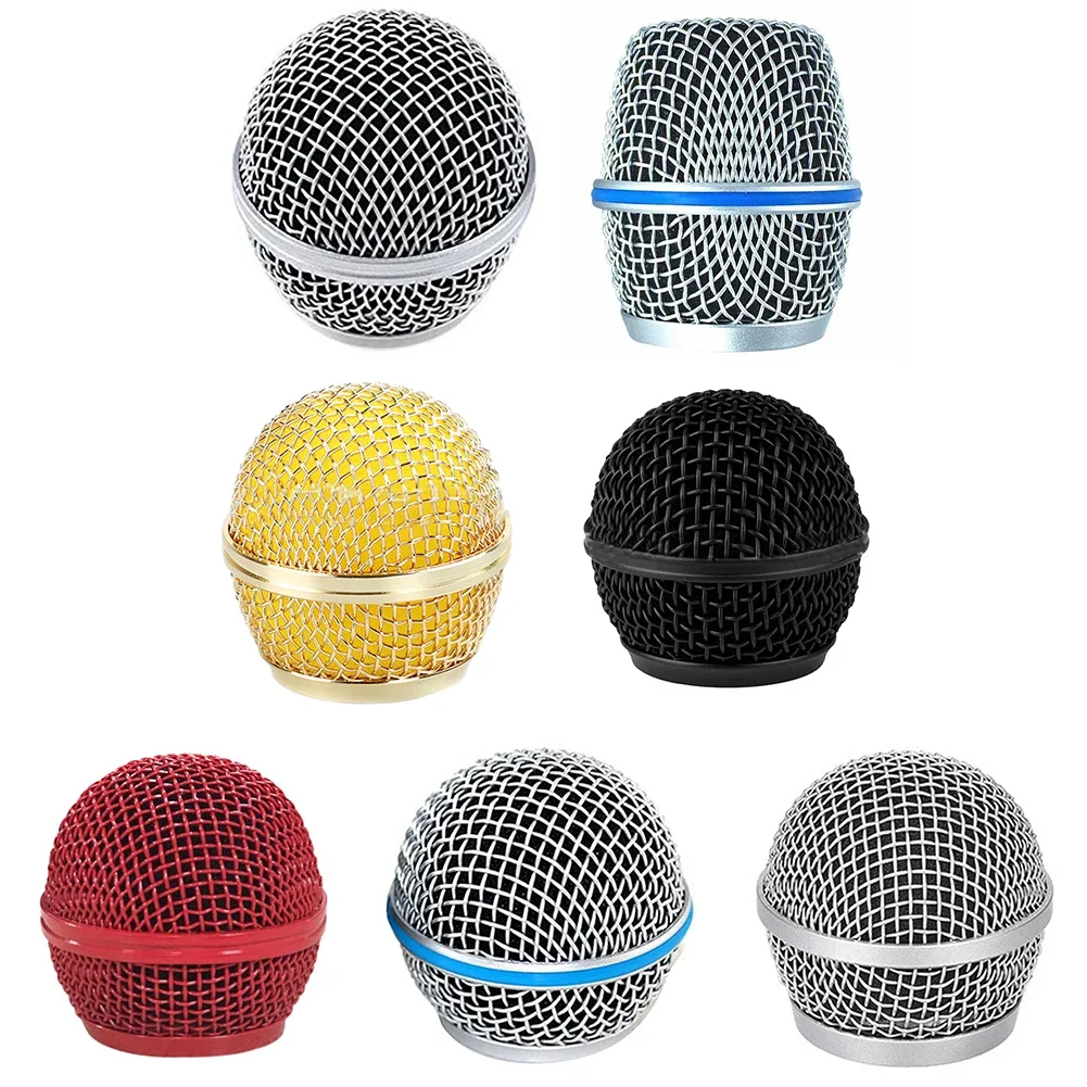 Shure Mic Sm58 - マイクメッシュヘッド 58 マイク用 Shure ベータグリルメッシュヘッド鋼交換用マイク DIY