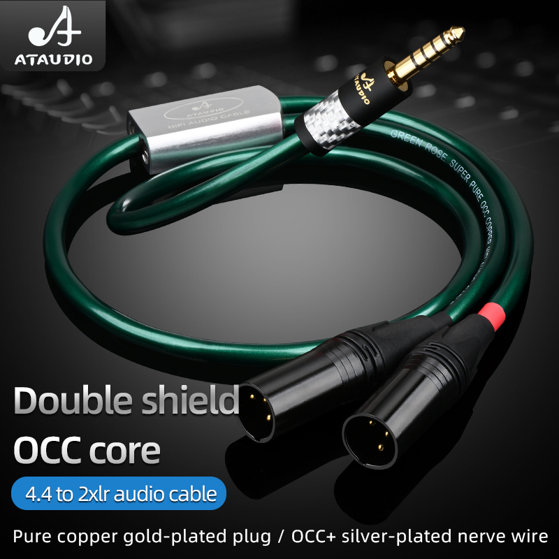 ATAUDIO HIFI 4.4mm バランス オス - デ - Audio Splitter Y のレビューと価格