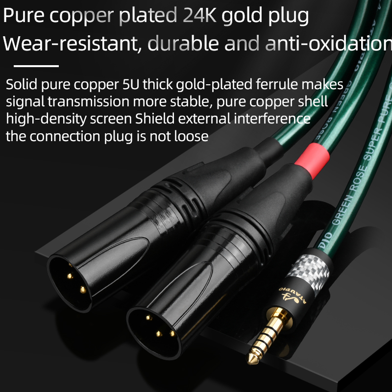 ATAUDIO HIFI 4.4mm バランス オス - デ - Audio Splitter Y のレビューと価格
