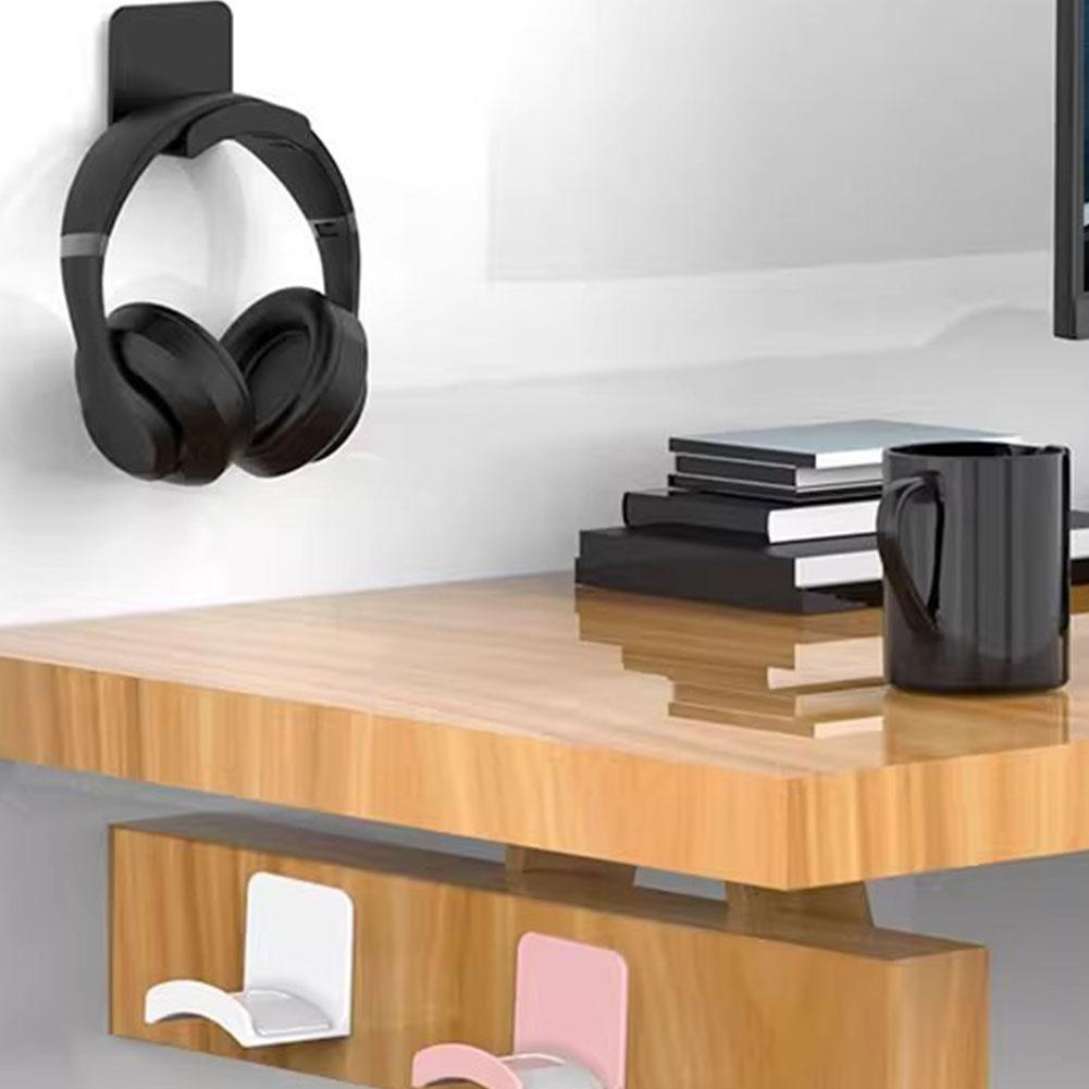 2 個ユニバーサルプラスチック壁掛けヘッドフォンスタンドゲー - Headphone Stand Desk のレビューと価格
