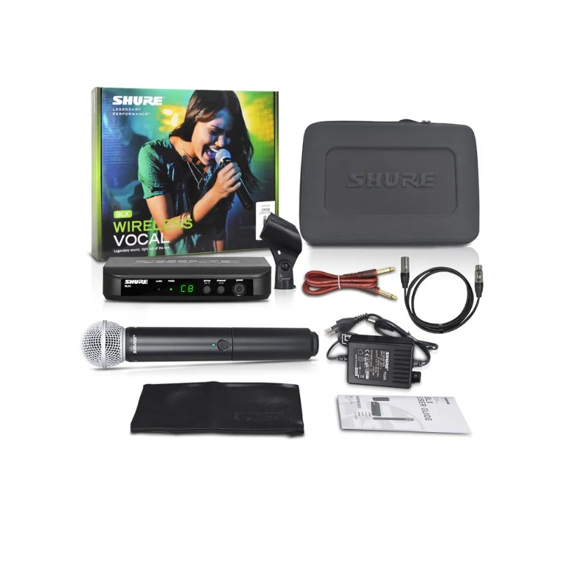 Shure BLX24 ワイヤレスシステムマイク、ライブパフ - Shure Mic Mv7 のレビューと価格